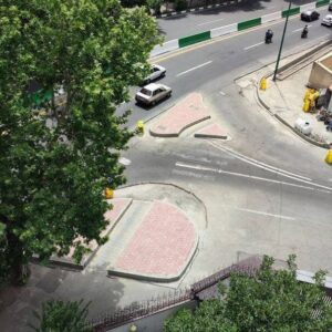 جزایر هدایت کننده ترافیک برای آرام سازی ترافیک